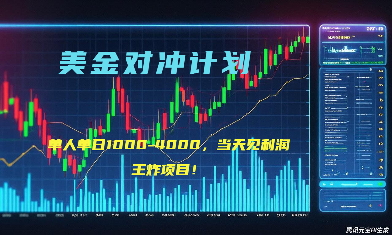 2025年最暴力项目“美金先登计划”最新最强对冲战法，每日实际收益1K-4K创客联盟总站-闲云创业网-老韩轻创网-中创网-福缘网-冒泡网-资源之家-魔方项目库创客联盟总站