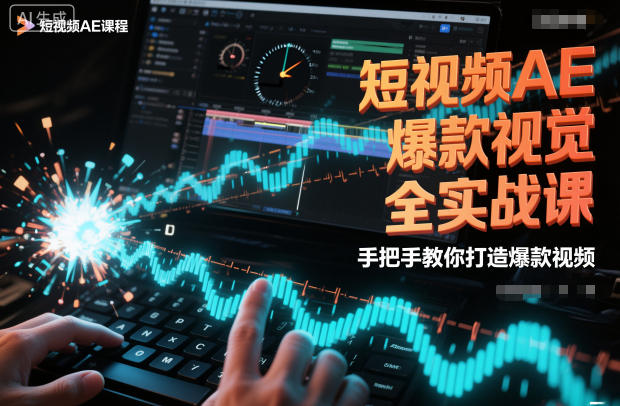 短视频AE爆款视觉全实战课,手把手教你打造爆款视频创客联盟总站-闲云创业网-老韩轻创网-中创网-福缘网-冒泡网-资源之家-魔方项目库创客联盟总站