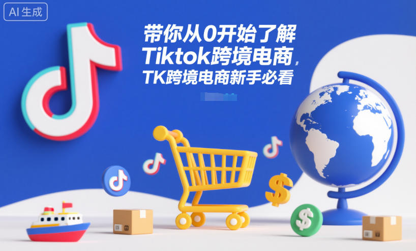 带你从0开始了解Tiktok跨境电商,TK跨境电商新手必看创客联盟总站-闲云创业网-老韩轻创网-中创网-福缘网-冒泡网-资源之家-魔方项目库创客联盟总站