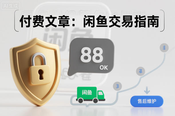 付费文章:闲鱼交易指南,怎么才能降低被坑被马扁的概率创客联盟总站-闲云创业网-老韩轻创网-中创网-福缘网-冒泡网-资源之家-魔方项目库创客联盟总站
