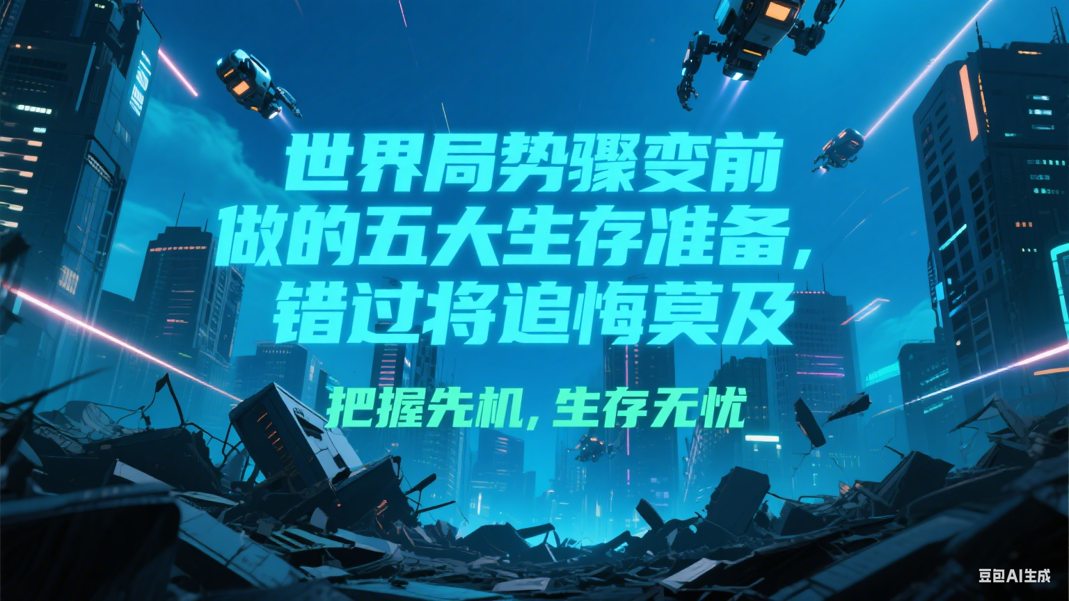 付费文章《世界局势骤变前必做的五大生存准备，错过将追悔莫及》创客联盟总站-闲云创业网-老韩轻创网-中创网-福缘网-冒泡网-资源之家-魔方项目库创客联盟总站