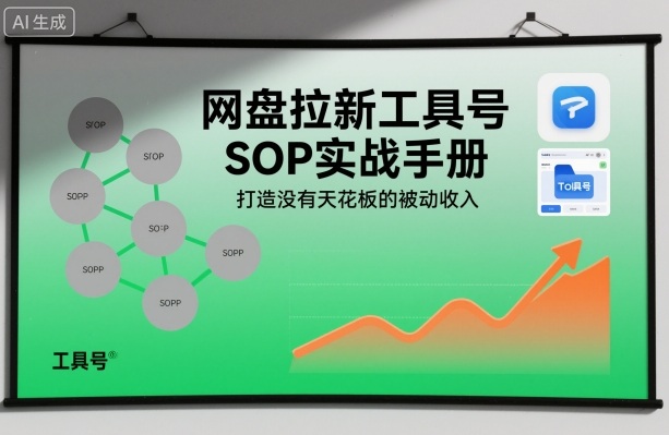 网盘拉新工具号SOP实战手册,打造没有天花板的被动收入创客联盟总站-闲云创业网-老韩轻创网-中创网-福缘网-冒泡网-资源之家-魔方项目库创客联盟总站