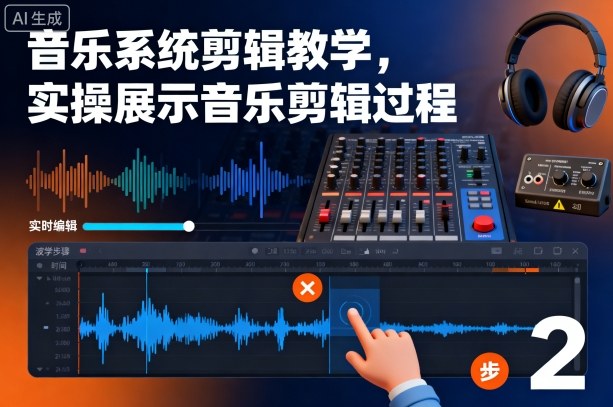 音乐系统剪辑教学，实操展示音乐剪辑过程创客联盟总站-闲云创业网-老韩轻创网-中创网-福缘网-冒泡网-资源之家-魔方项目库创客联盟总站