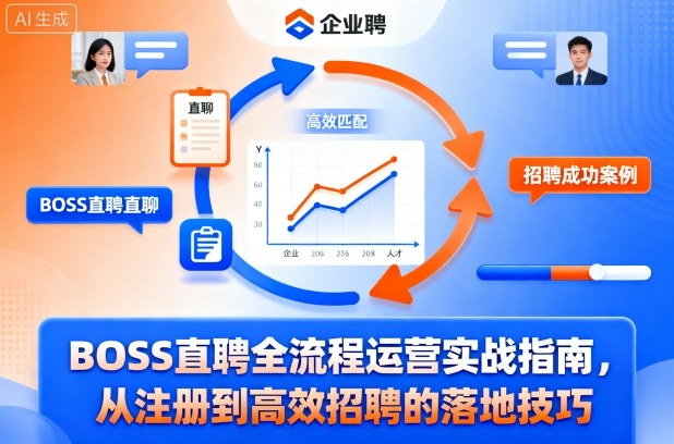 BOSS直聘全流程运营实战指南,从注册到高效招聘的落地技巧创客联盟总站-闲云创业网-老韩轻创网-中创网-福缘网-冒泡网-资源之家-魔方项目库创客联盟总站