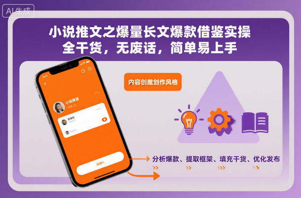 小说推文之爆量长文爆款借鉴实操,全干货,无废话,简单易上手创客联盟总站-闲云创业网-老韩轻创网-中创网-福缘网-冒泡网-资源之家-魔方项目库创客联盟总站